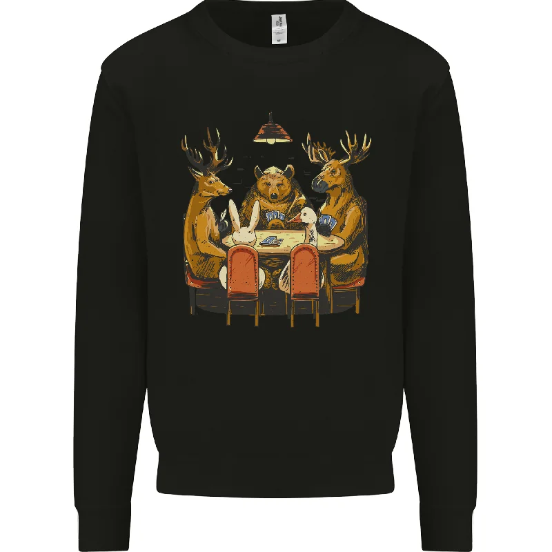 Extra Savings relaxed fit sports hoodieAnimals Funny Wildlife Poker Game Cards Mens Sweatshirt Jumper Extra Savings relaxed fit sports hoodieAnimals Funny Wildlife Poker Game Cards Mens Sweatshirt Jumper