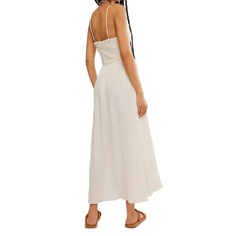 boho-chic dressFree People - Sweet Nothings Midi Dress