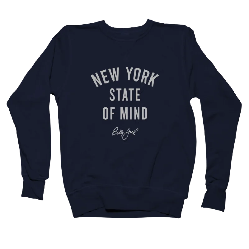New Arrival insulated trench coatBilly Joel "NYSOM" Navy Crewneck