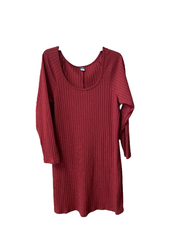 Unmissable Offer sophisticated dressDress Casual Short By Old Navy In Red, Size: Xxl
