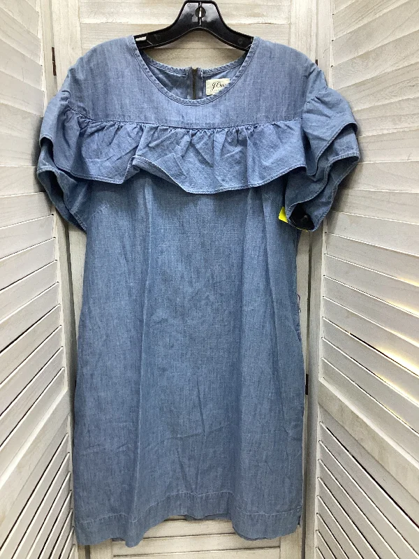 Final Sale modern dressDress Casual Midi By J. Crew In Blue Denim, Size: 12
