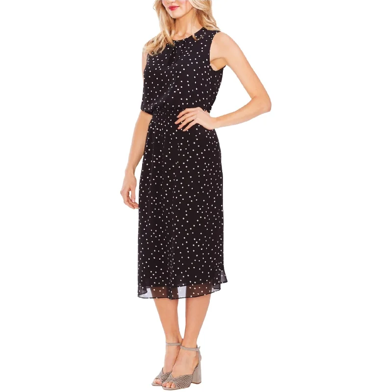 YEAR-End Sale layered dressVince Camuto Womens Chiffon Midi Dress