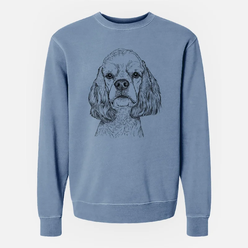 TIME-Limited Offer Bare Oakley the American Cocker Spaniel - Unisex Pigment Dyed Crew Sweatshirt TIME-Limited Offer Bare Oakley the American Cocker Spaniel - Unisex Pigment Dyed Crew Sweatshirt