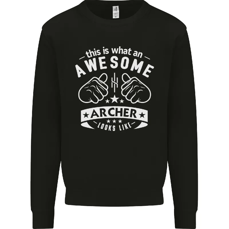 urban workout sweatshirtAn Awesome Archer Looks Like Archery Mens Sweatshirt Jumper