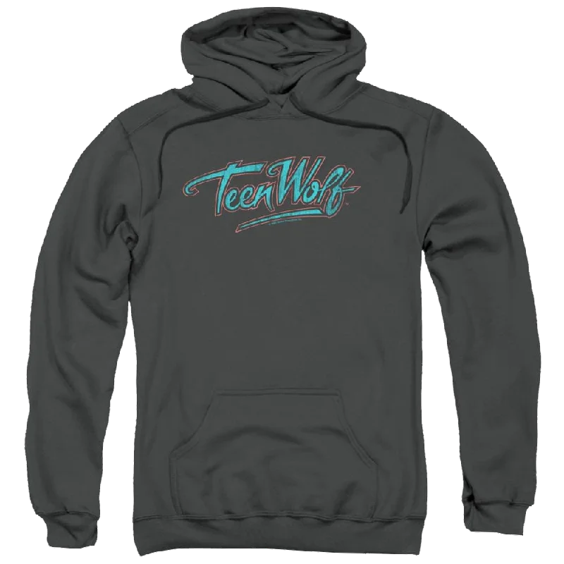 New Markdowns trendy zip-up hoodieTeen Wolf Neon Logo Pullover Hoodie