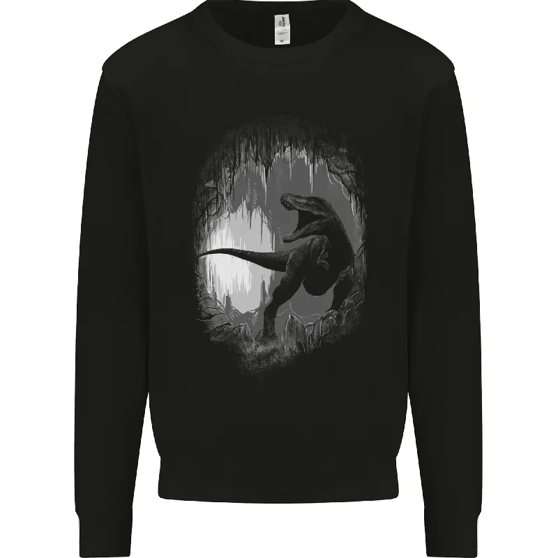 New Arrival Dinosaur Cave T-Rex Mens Sweatshirt Jumper