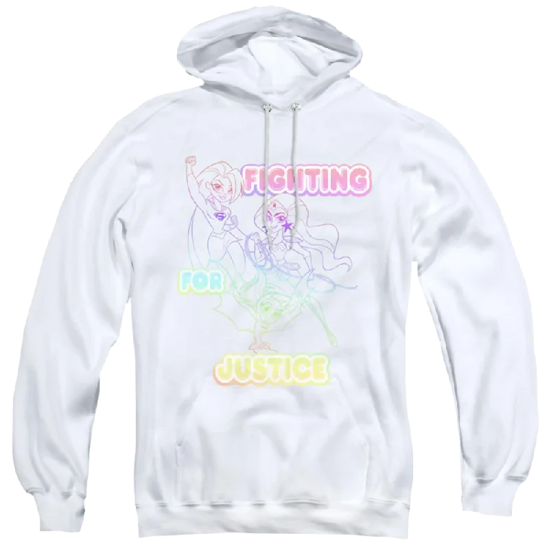 comfy hoodieDc Super Hero Girls Fighting For Justice - Pullover Hoodie