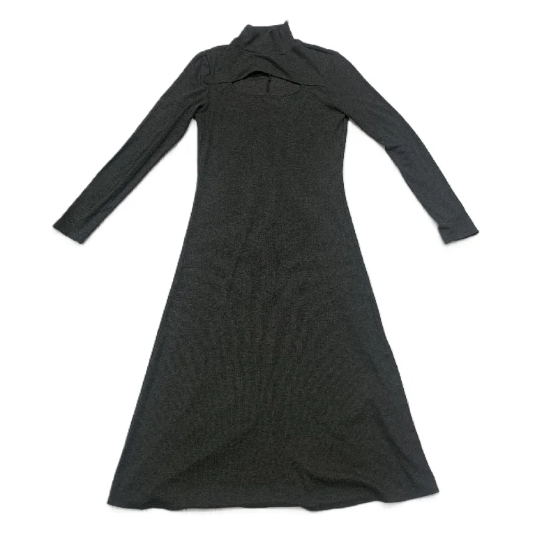 New Deals vintage dressDress Casual Midi By Bordeaux In Grey, Size: S