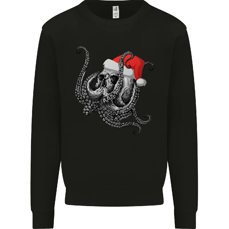 Shop and Save Christmas Cthulhu Skull Mens Sweatshirt Jumper
