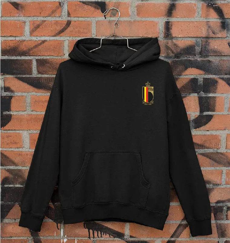 modern athletic hoodieBelgium Football Unisex Hoodie for Men/Women