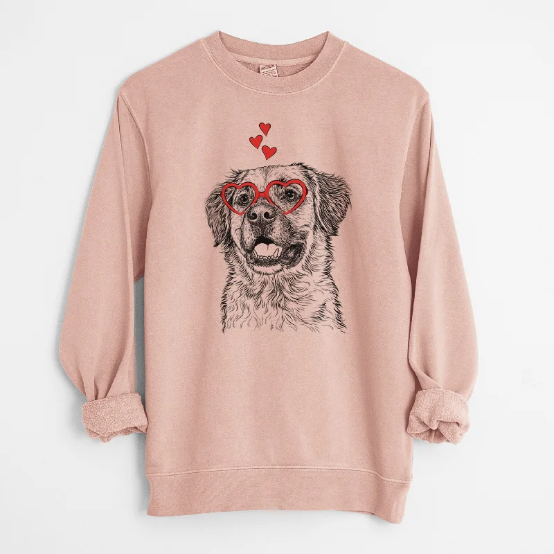 Massive Deals casual workout hoodieValentine Finn the Mixed Breed - Unisex Pigment Dyed Crew Sweatshirt Massive Deals casual workout hoodieValentine Finn the Mixed Breed - Unisex Pigment Dyed Crew Sweatshirt