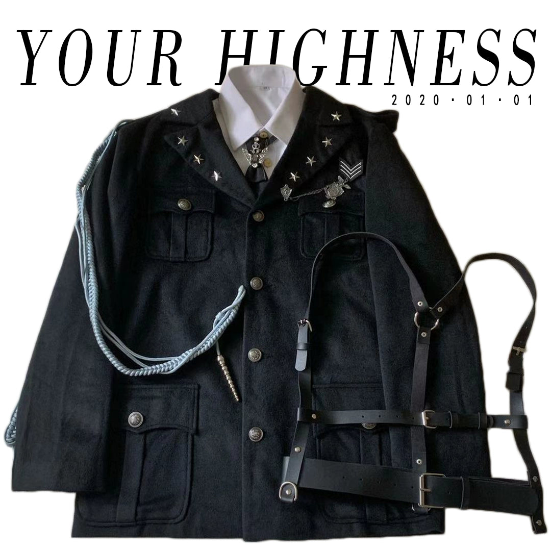 Exclusive Access urban casual coatYourHighness~Military Lolita Uniform Autumn Winter Male Coat Exclusive Access urban casual coatYourHighness~Military Lolita Uniform Autumn Winter Male Coat