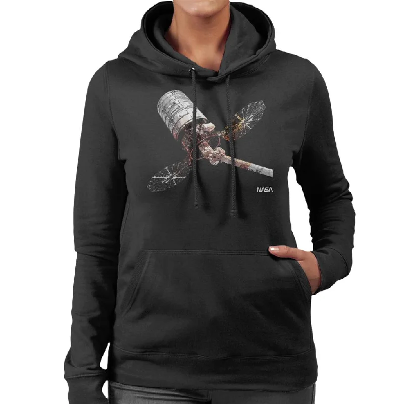 fleece hoodieNASA Cygnus Enhanced Cargo Spacecraft Women's Hooded Sweatshirt