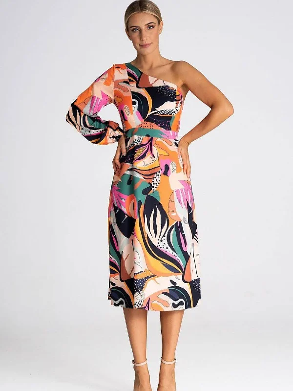Hurry In ruffle dressCocktail dress model 190902 Figl