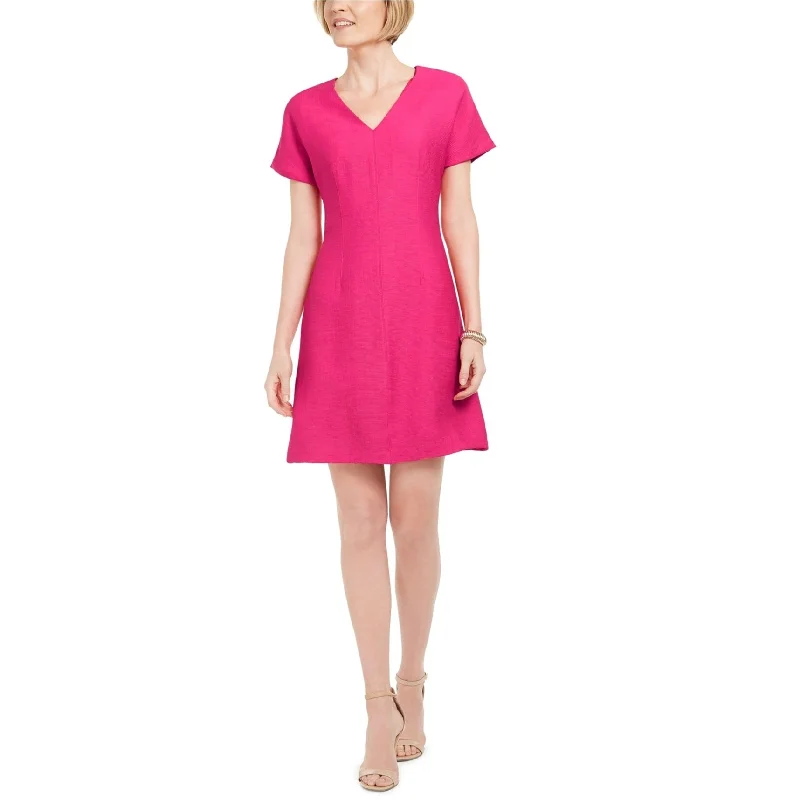 Must-Have Deals casual evening dressN Natori Womens Textured Fit & Flare Dress, Pink, 16 Must-Have Deals casual evening dressN Natori Womens Textured Fit & Flare Dress, Pink, 16