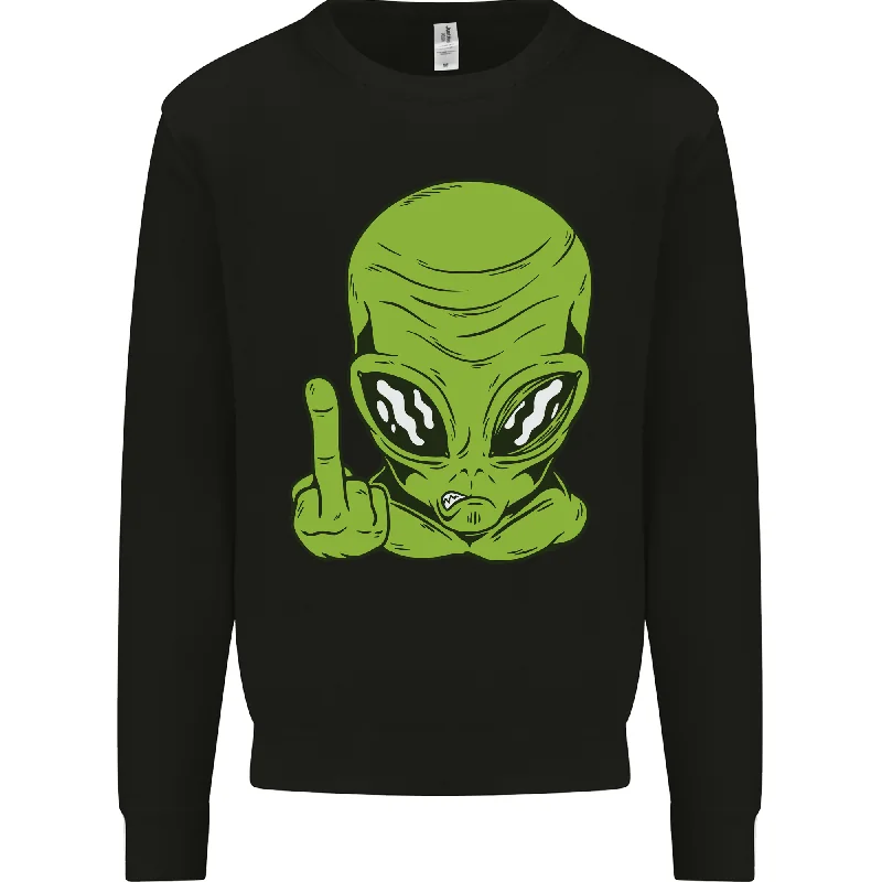 Today's Special urban activewear hoodieAngry Alien Finger Flip Funny Offensive Mens Sweatshirt Jumper Today's Special urban activewear hoodieAngry Alien Finger Flip Funny Offensive Mens Sweatshirt Jumper