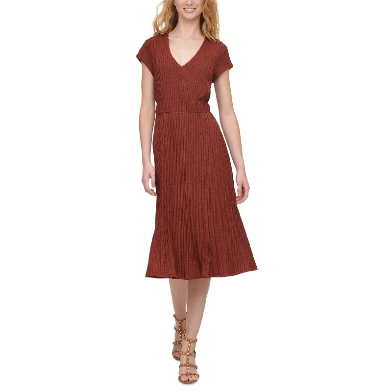 Discount Extravaganza layered dressDKNY Womens Textured Knit A-line Midi Pleated Dress, Brown, X-Large Discount Extravaganza layered dressDKNY Womens Textured Knit A-line Midi Pleated Dress, Brown, X-Large