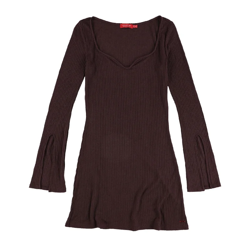 Amazing Deals sophisticated dressn:philanthropy Womens Ribbed Bodycon Dress, Purple, Small Amazing Deals sophisticated dressn:philanthropy Womens Ribbed Bodycon Dress, Purple, Small