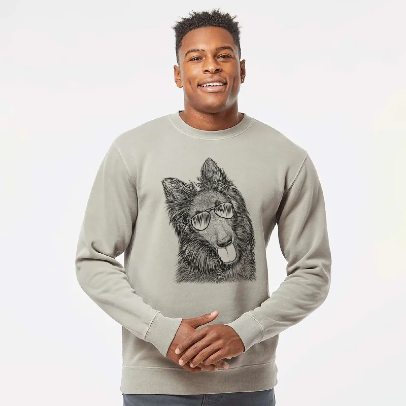 Sale Event Aviator Jaxx the Belgian Tervuren - Unisex Pigment Dyed Crew Sweatshirt