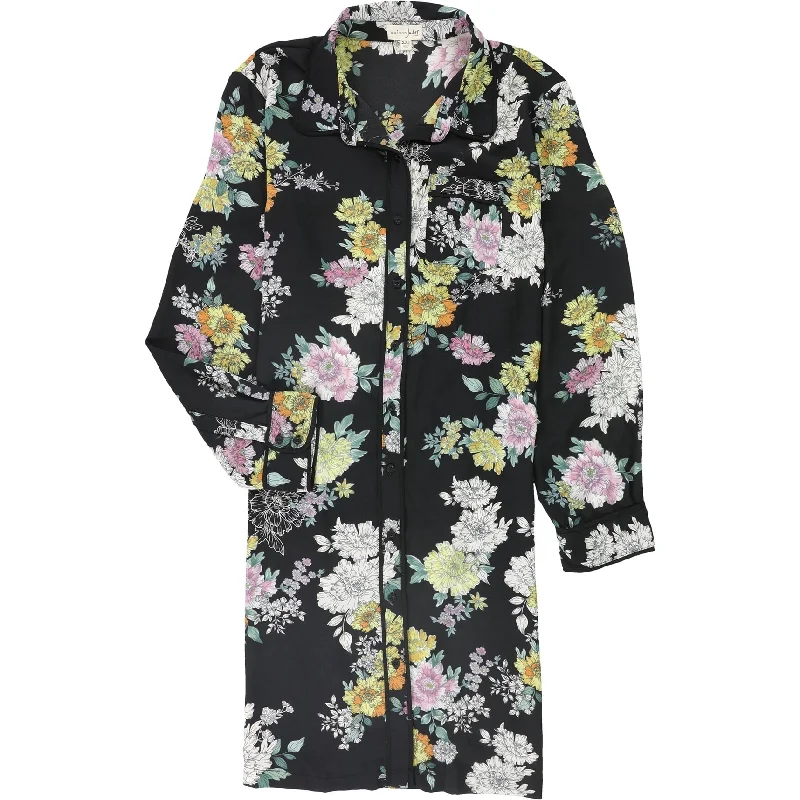 Savings Spectacular trendy bodycon dressmaison Jules Womens Floral-Print Shirt Dress, Black, XX-Large