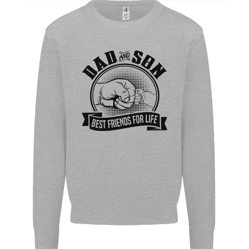 Great Bargains Dad & Son Best Friends Fathers Day Mens Sweatshirt Jumper