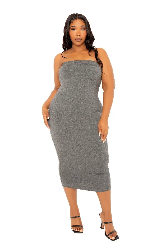 Exclusive Access cocktail dressTube Midi Dress