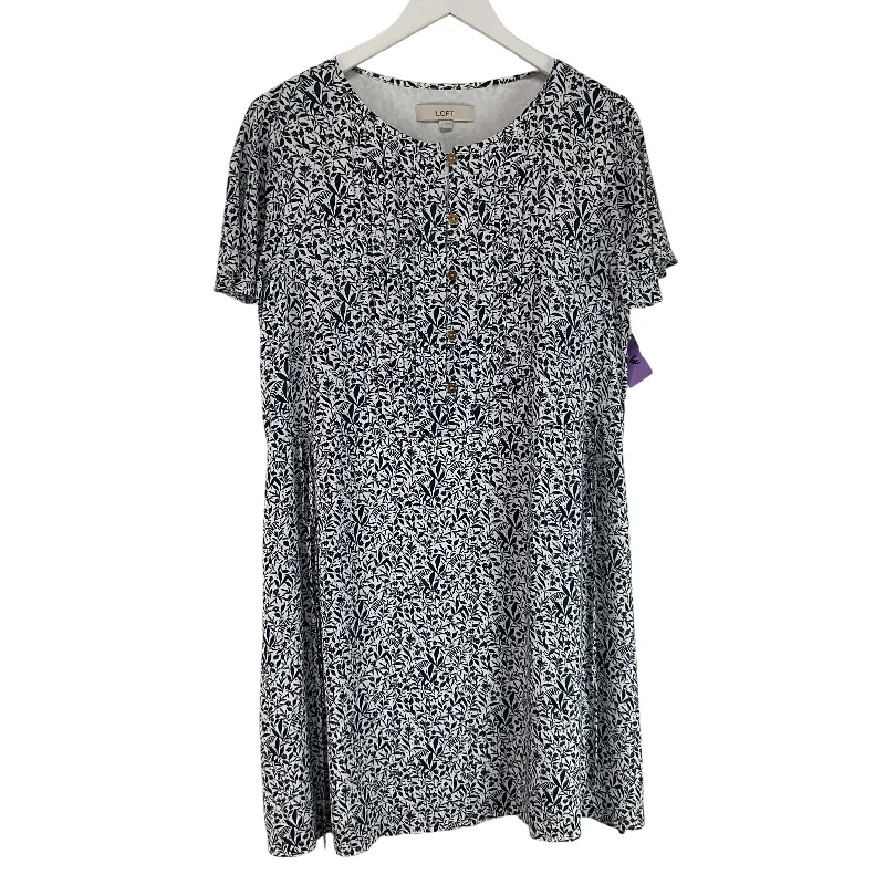 Amazing Deals casual summer dressDress Casual Midi By Loft In Blue, Size: M