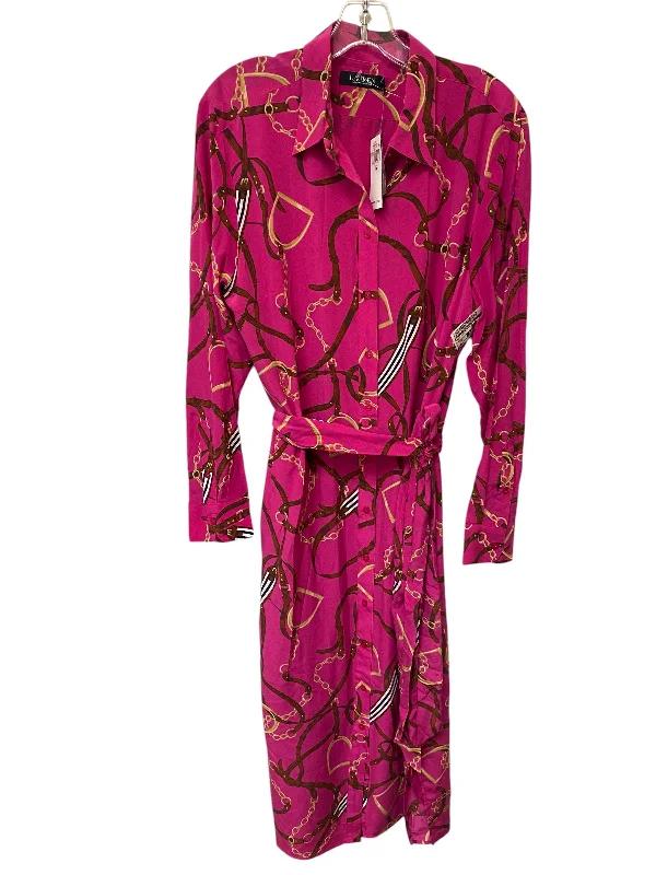 Deal Dash boho dressDress Casual Midi By Ralph Lauren In Pink, Size: 14