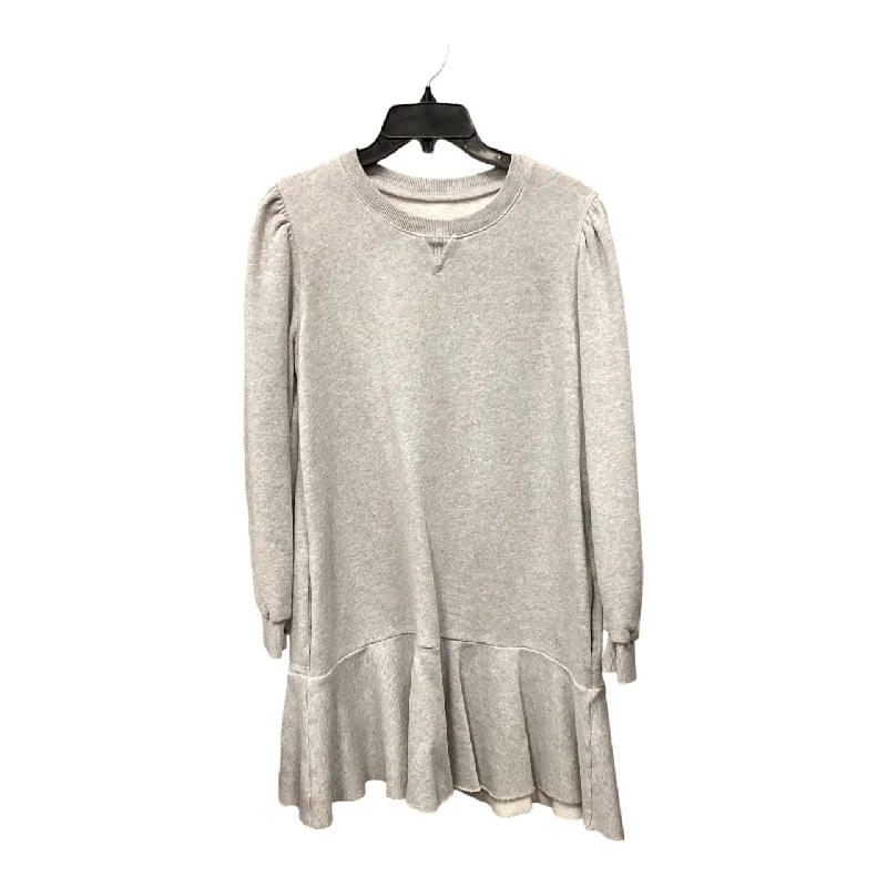 Deal Zone wrap-around dressDress Sweater By Rebecca Taylor In Grey, Size: L