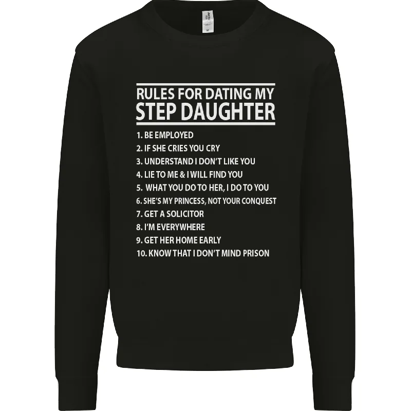 Value Deals Dating My Step Daughter Funny Fathers Day Mens Sweatshirt Jumper