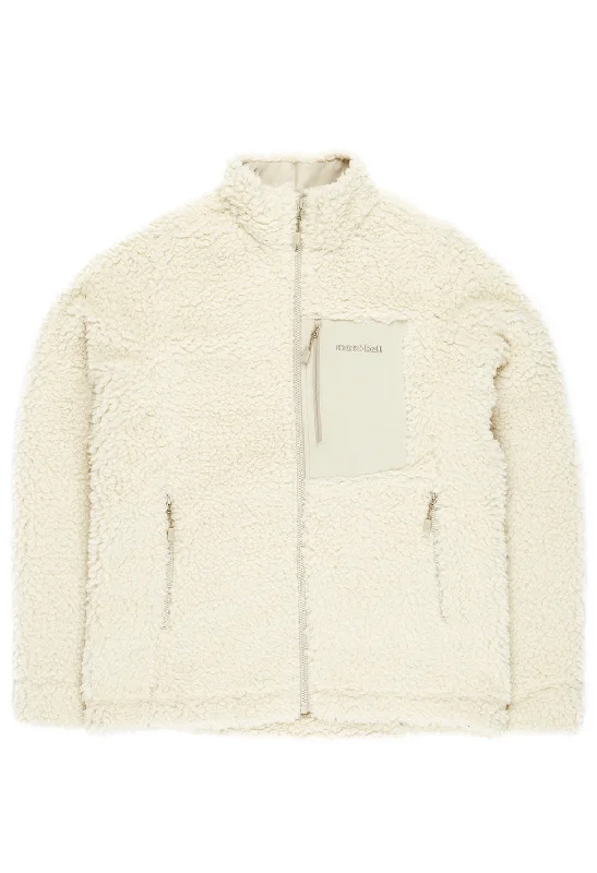 outdoor adventure coatMontbell Women's Climaplus Shearling Jacket - Ivory