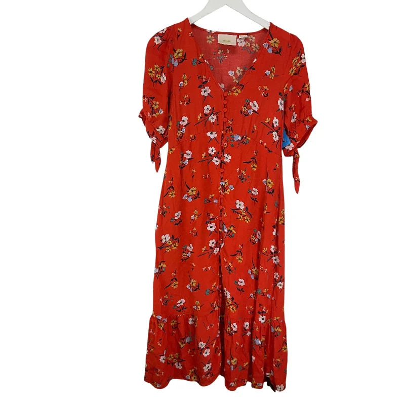 New Markdowns classic fit-and-flare dressDress Casual Maxi By Maeve In Orange, Size: S New Markdowns classic fit-and-flare dressDress Casual Maxi By Maeve In Orange, Size: S