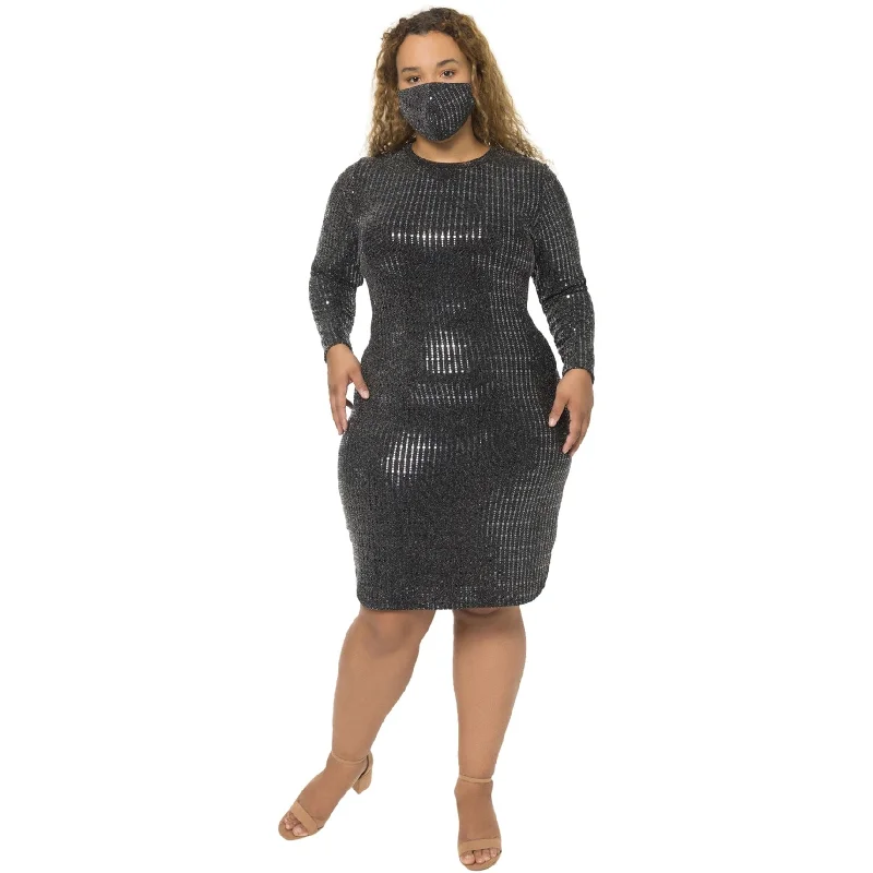 Super Deal casual midi dressBee Darlin Womens Studded Bodycon Sheath