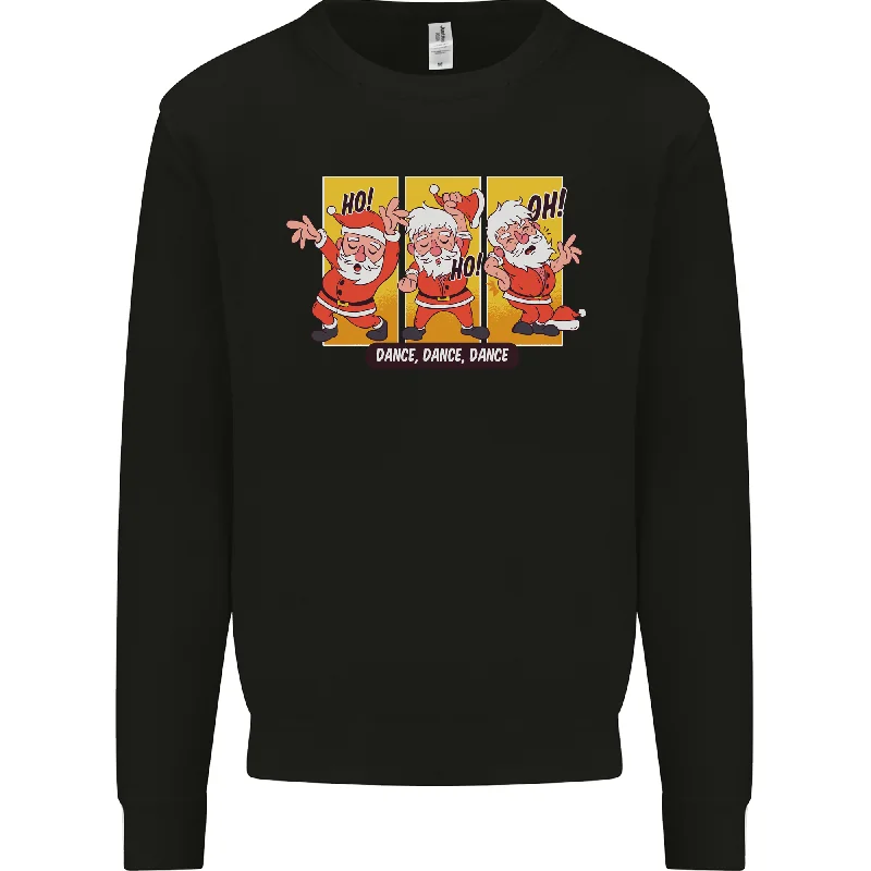 Deal Dash Dancing Santa Funny Christmas Dance Xmas Mens Sweatshirt Jumper