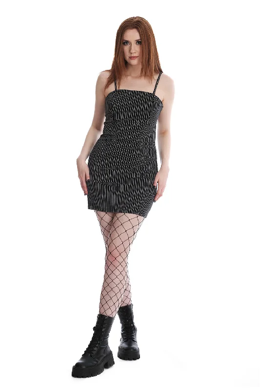 Online Only boho-chic dressBeatriz Pinstripe Mini Dress