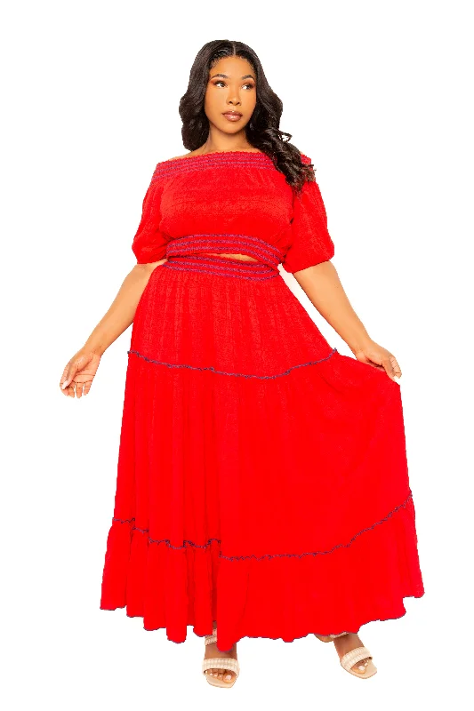 Overstock shift dressSmocking Top and Skirt Set