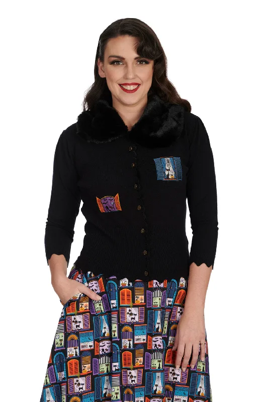 Final Sale Window Cat Cardigan