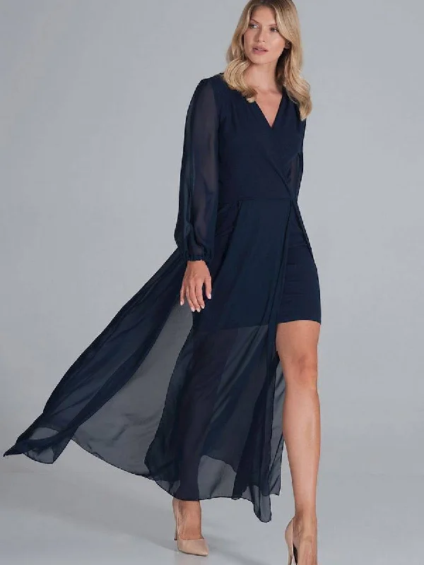 Savings Bonanza sleek midi dressEvening dress model 160984 Figl