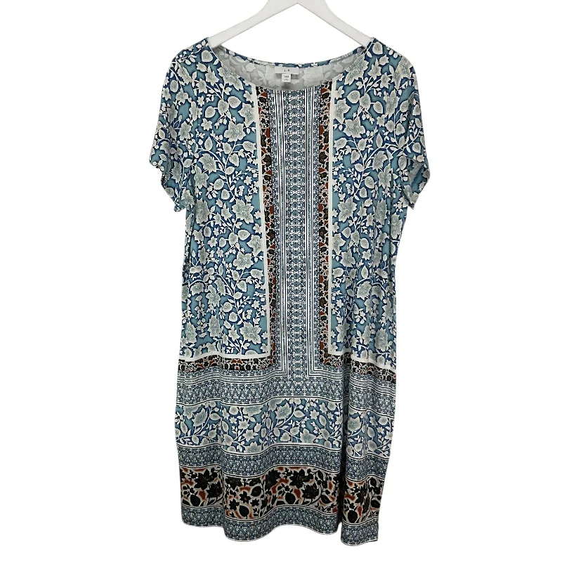 Limited Stock flowy evening dressDress Casual Midi By J. Jill In Blue, Size: L