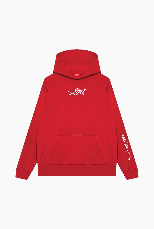 Price Rollback P/C x Keith Haring Heavyweight Hoodie - Red