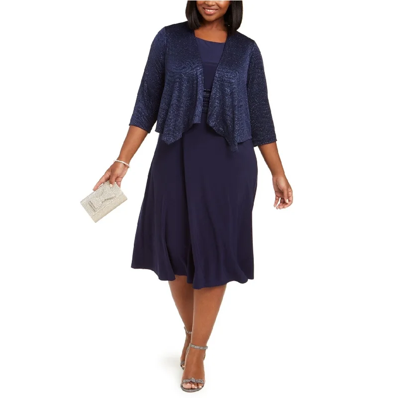 Best Seller form-fitting dressJessica Howard Womens Ruched Glitter Waist Midi Dress, Blue, 20W Best Seller form-fitting dressJessica Howard Womens Ruched Glitter Waist Midi Dress, Blue, 20W