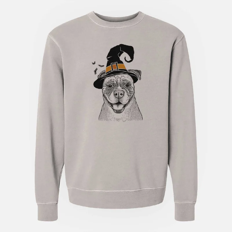 Major Savings cozy gym sweatshirtWitch Rufus the American Bulldog - Unisex Pigment Dyed Crew Sweatshirt Major Savings cozy gym sweatshirtWitch Rufus the American Bulldog - Unisex Pigment Dyed Crew Sweatshirt