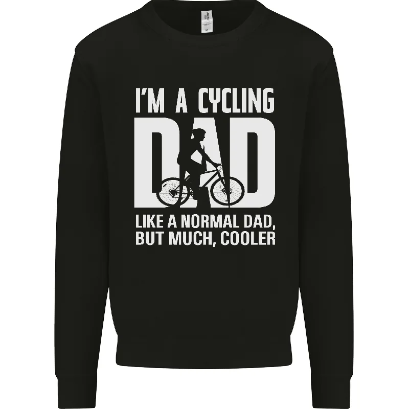 Daily Deals Cycling Dad Like a Normal Dad Fathers Day Mens Sweatshirt Jumper