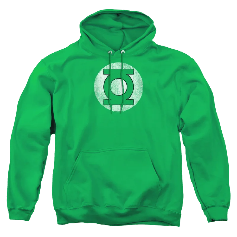 pullover hoodieGreen Lantern Green Lantern Logo Distressed - Pullover Hoodie