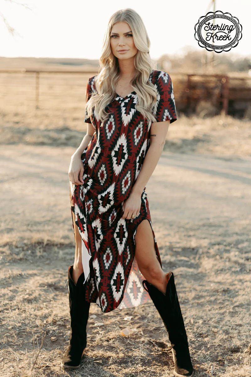 Closeout cocktail dressWestern Rebel Maxi Dress