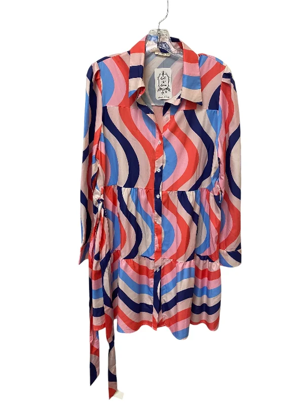 Early Access casual midi dressDress Casual Short By Clothes Mentor In Multi-colored, Size: L
