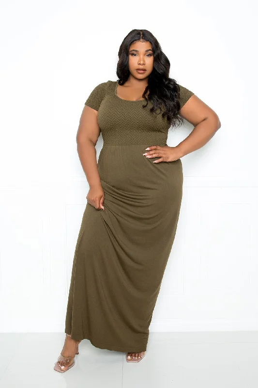 Closeout boho-chic dressSeamless T-shirt Maxi Dress