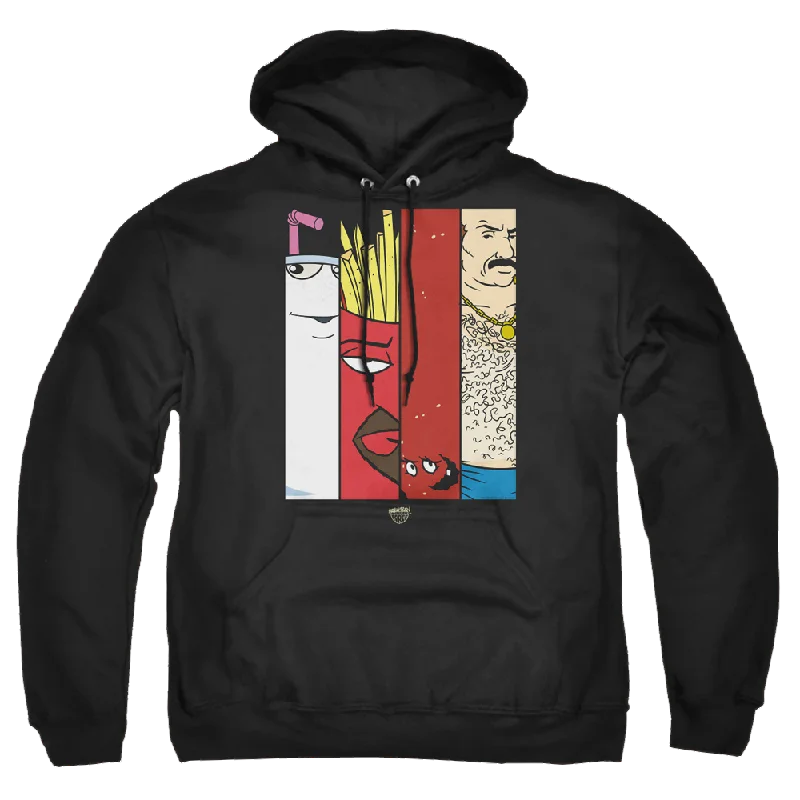 fleece-lined hoodieAqua Teen Hunger Force Group Tiles - Pullover Hoodie