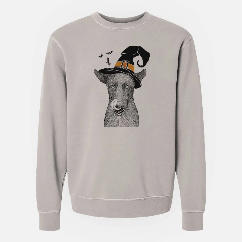 Big Discounts Witch Gidget the Mexican Street Dog - Unisex Pigment Dyed Crew Sweatshirt