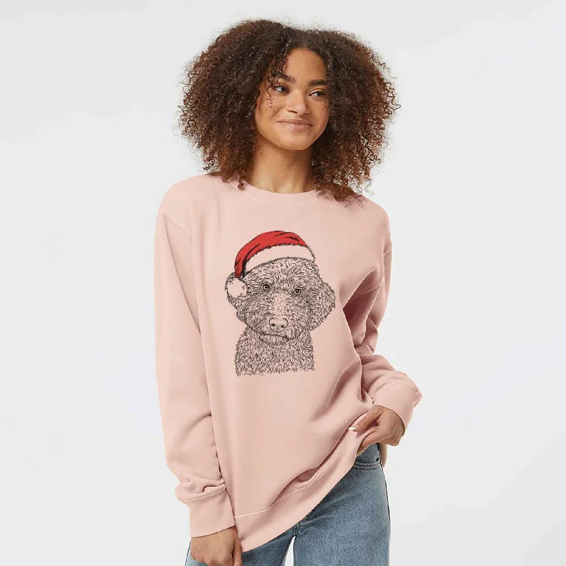 Great Deals high-quality athletic sweatshirtSanta Ross the Lagotto Romagnolo - Unisex Pigment Dyed Crew Sweatshirt Great Deals high-quality athletic sweatshirtSanta Ross the Lagotto Romagnolo - Unisex Pigment Dyed Crew Sweatshirt